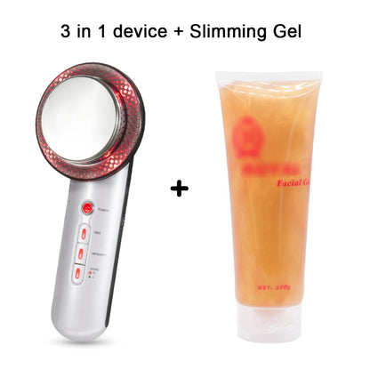 3 in 1 Cavitation Ultrasonic Weight Loss Microcurrent EMS Body Slimming Massager